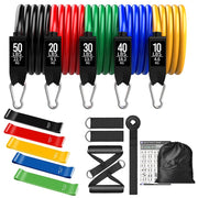 360lbs Fitness Resistance Bands Set